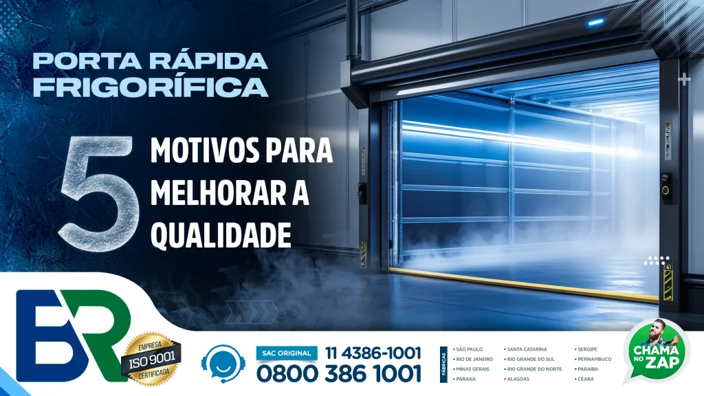 porta rápida frigorífica