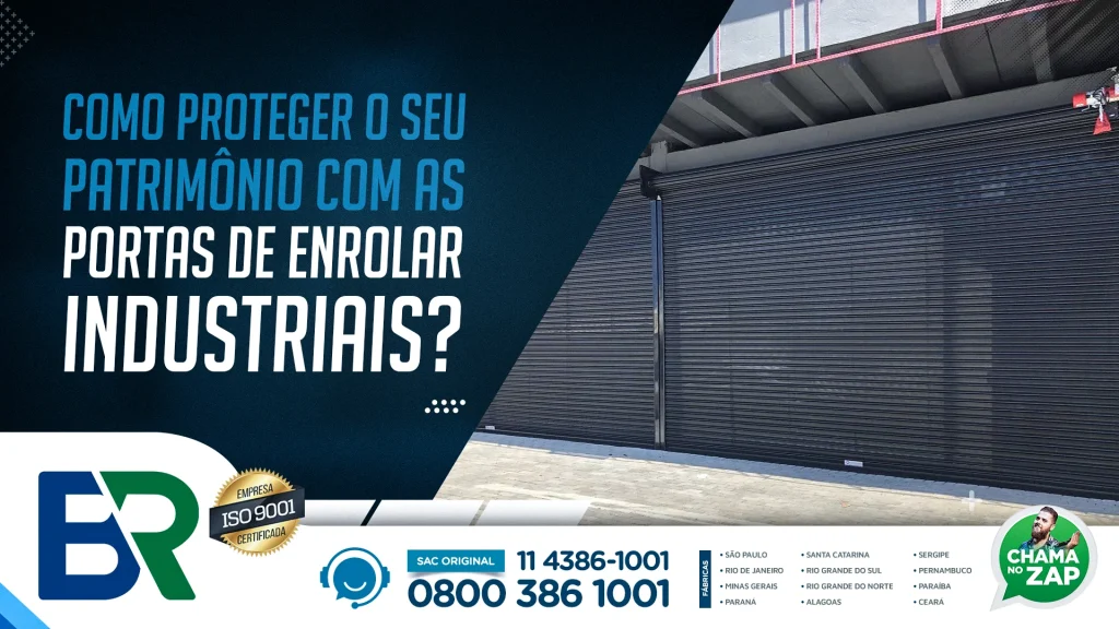 portas de enrolar industriais