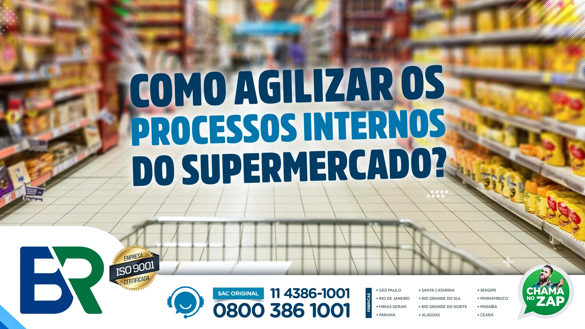Como agilizar os processos internos do supermercado?